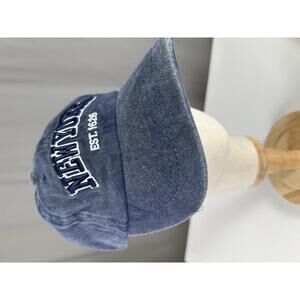 New York Vintage Style Embroidered Adjustable Distressed Cap Unisex